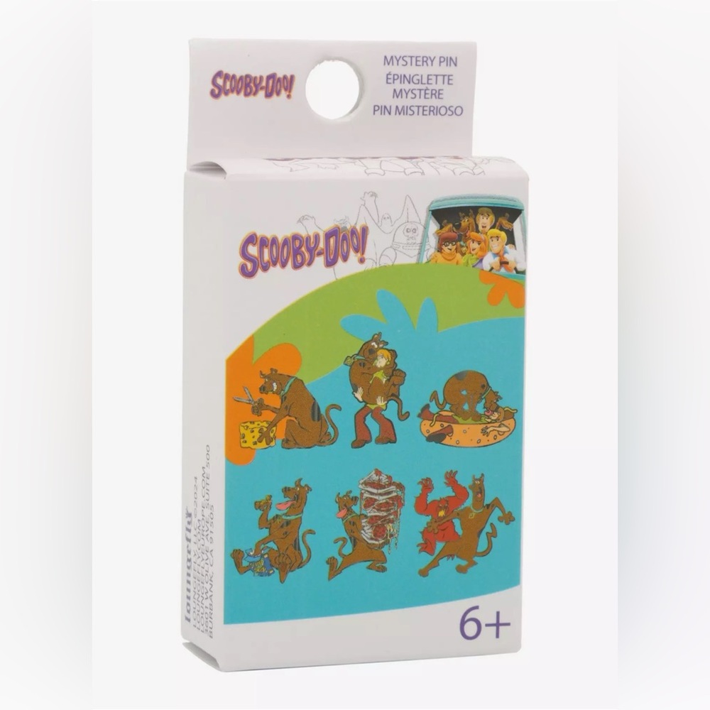 Loungefly Scooby-Doo! Snacks & Monsters Blind Box Enamel Pin